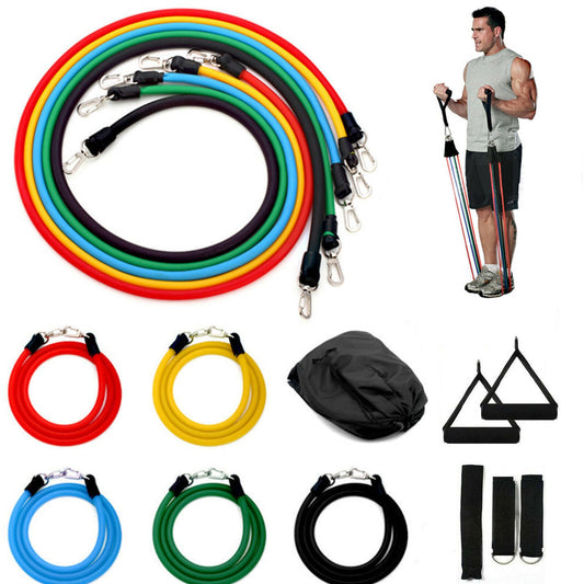 12PCS SET RESISTANCE BANDS - Multi-Exercise Equipment