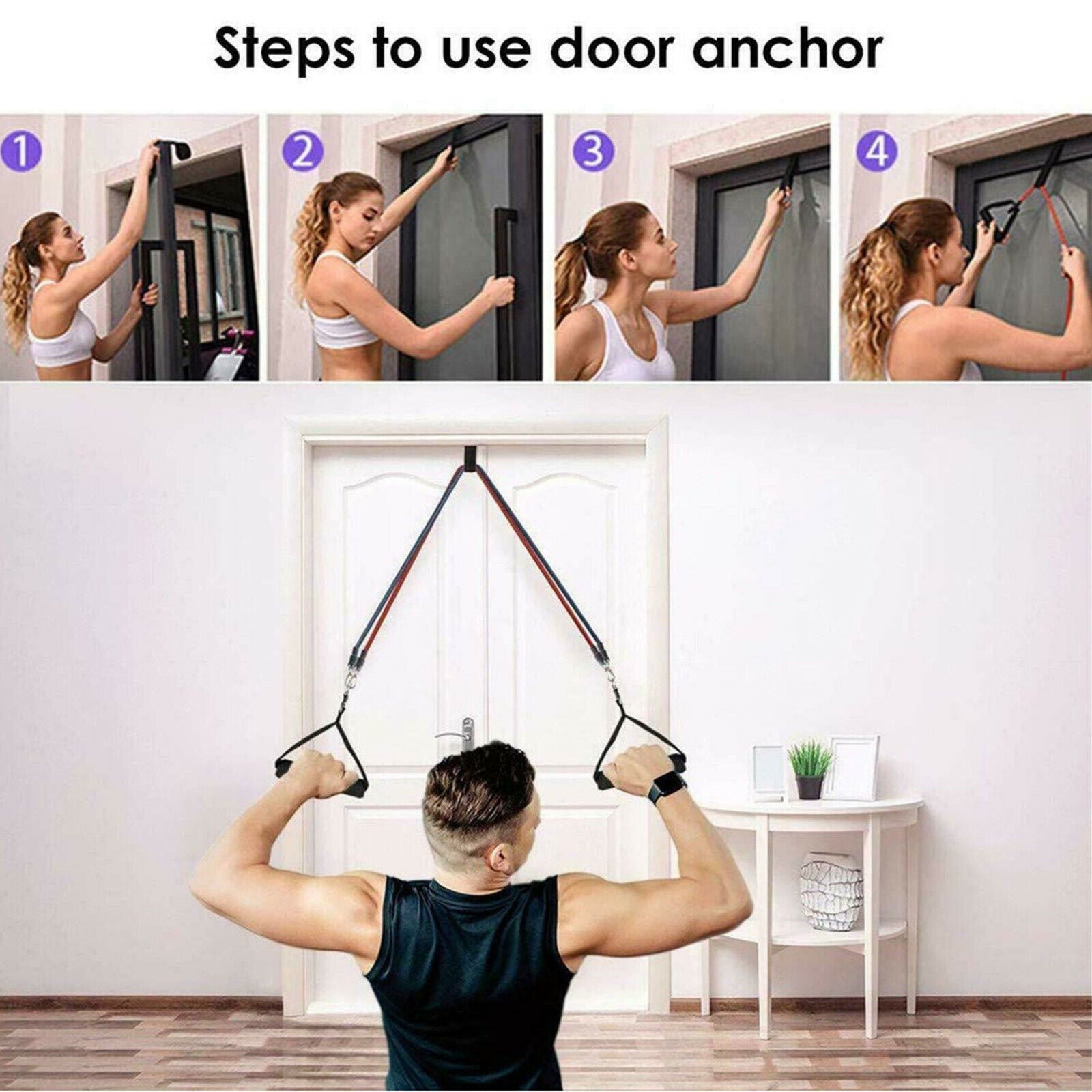 12PCS SET RESISTANCE BANDS - Multi-Exercise Equipment